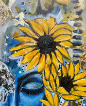 Load image into Gallery viewer, PRAYER FOR PEACE PAINTING - 24"X18" MIXED MEDIA Payment plans available from as less as $25.00 per week