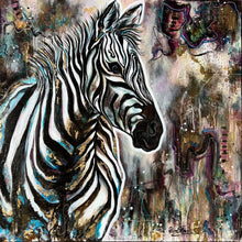 Load image into Gallery viewer, FREE SPIRIT PAINTING - 30"X30" MIXED MEDIA Payment plans available from as less as $25.00 per week