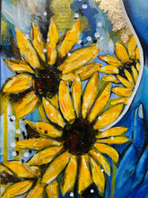 Load image into Gallery viewer, PRAYER FOR PEACE PAINTING - 24"X18" MIXED MEDIA Payment plans available from as less as $25.00 per week