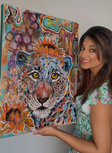 Load image into Gallery viewer, >>> PRIVATE COLLECTION <<< VALIANT HEART PAINTING - 24"X18" MIXED MEDIA