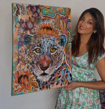 Load image into Gallery viewer, >>> PRIVATE COLLECTION <<< VALIANT HEART PAINTING - 24"X18" MIXED MEDIA