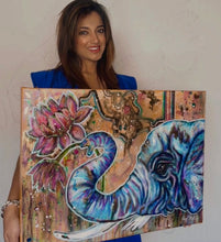 Load image into Gallery viewer, MAJESTIC DREAM PAINTING - 18"X24" MIXED MEDIA Payment plans available from as less as $25.00 per week