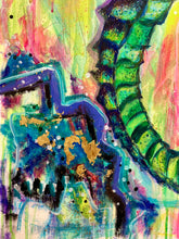 Load image into Gallery viewer, POLE DANCER PAINTING - 48"X24" MIXED MEDIA Payment plans available from as less as $25.00 per week