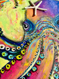 >>> PRIVATE COLLECTION <<< MARDI GRAS SWEETIE - 30"X40" Payment plans available from as less as $25.00 per week