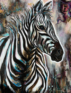 FREE SPIRIT PAINTING - 30"X30" MIXED MEDIA Payment plans available from as less as $25.00 per week