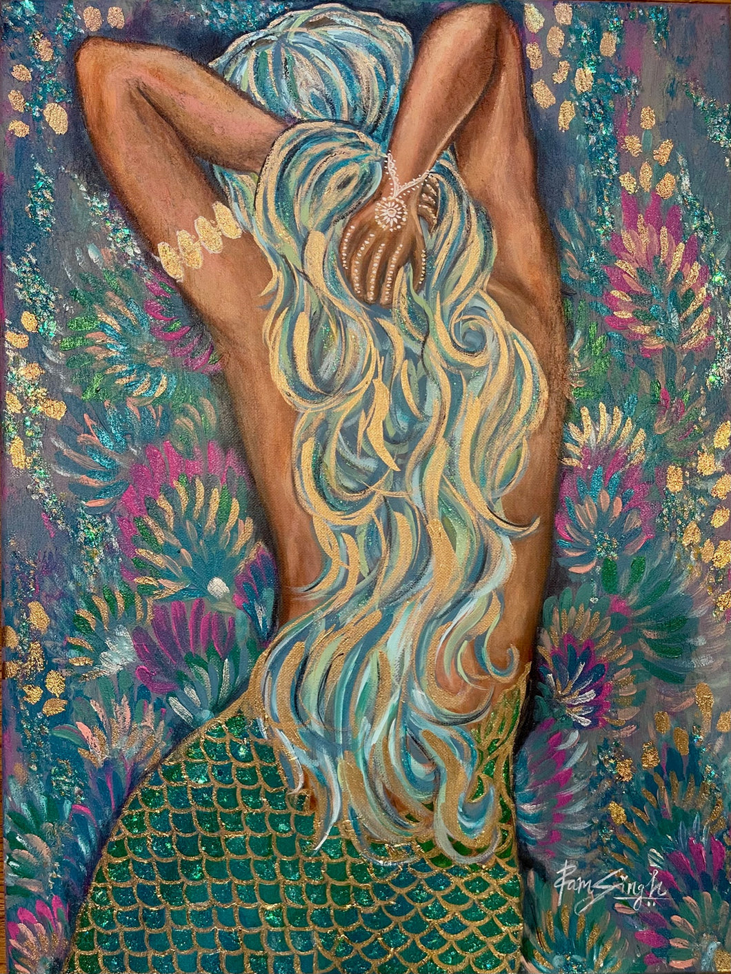 >>> PRIVATE COLLECTION <<< BEAUTIFUL REVERIE PAINTING 24