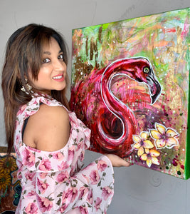 JOY WITHIN PAINTING - 20"X20" Payment plans available from as less as $25.00 per week