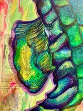Load image into Gallery viewer, POLE DANCER PAINTING - 48&quot;X24&quot; MIXED MEDIA Payment plans available from as less as $25.00 per week

